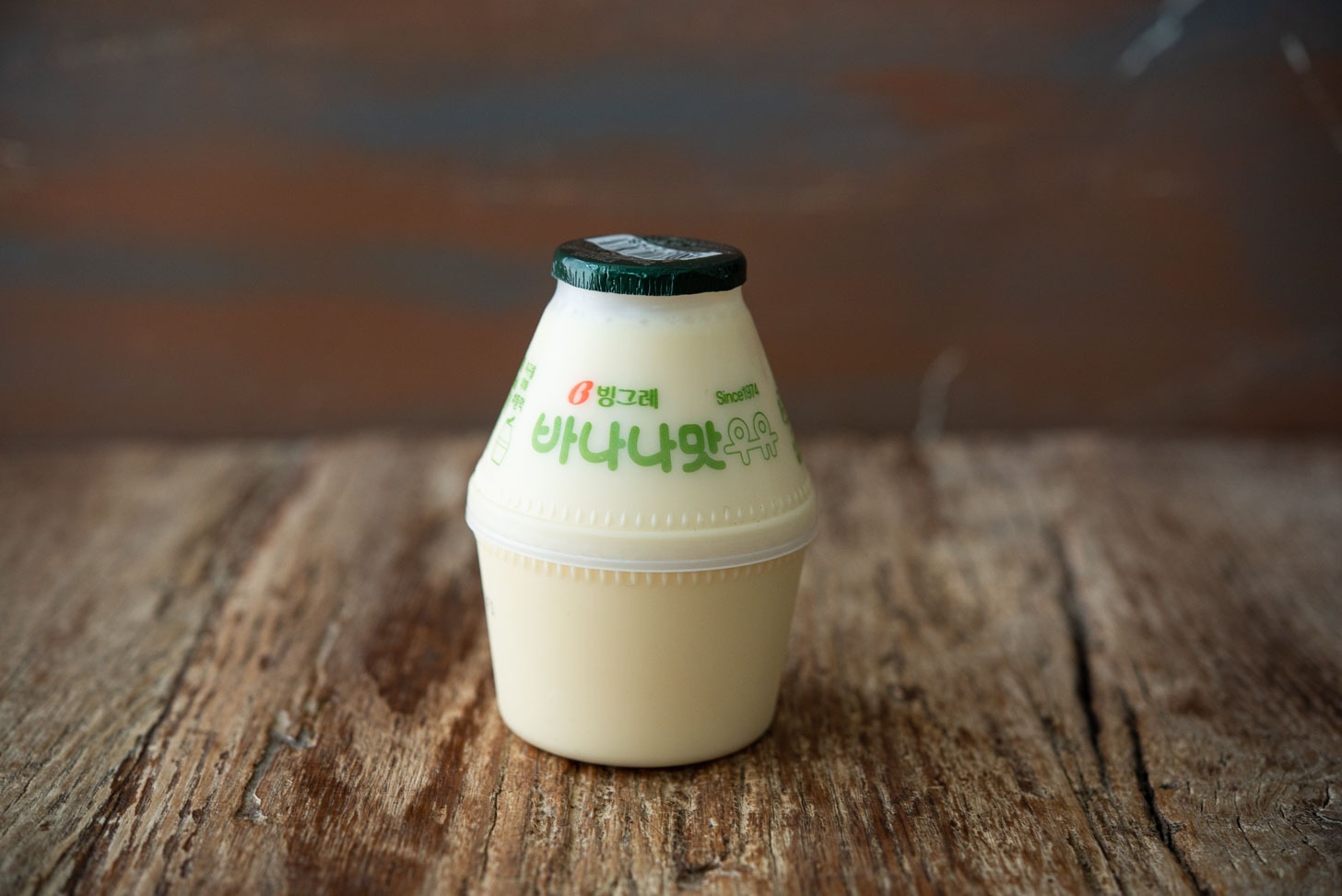 Binggrae banana milk shown in the package