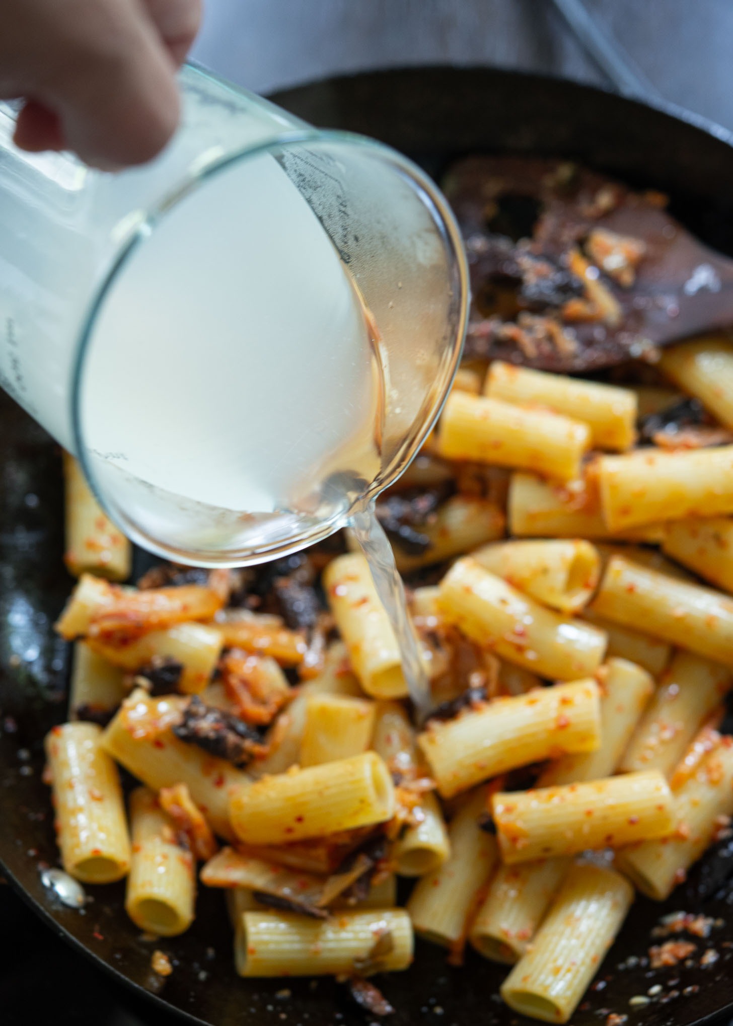 Kimchi Olive Pasta (GreekKorean Fusion Recipe) Beyond Kimchee