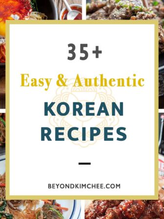 35 best Korean food recipes collected as a roundup.