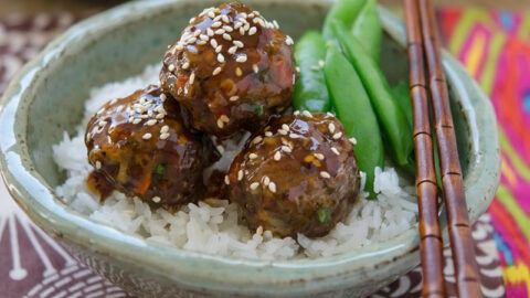 Asian Meatballs with Pineapple Glaze | Beyond kImchee
