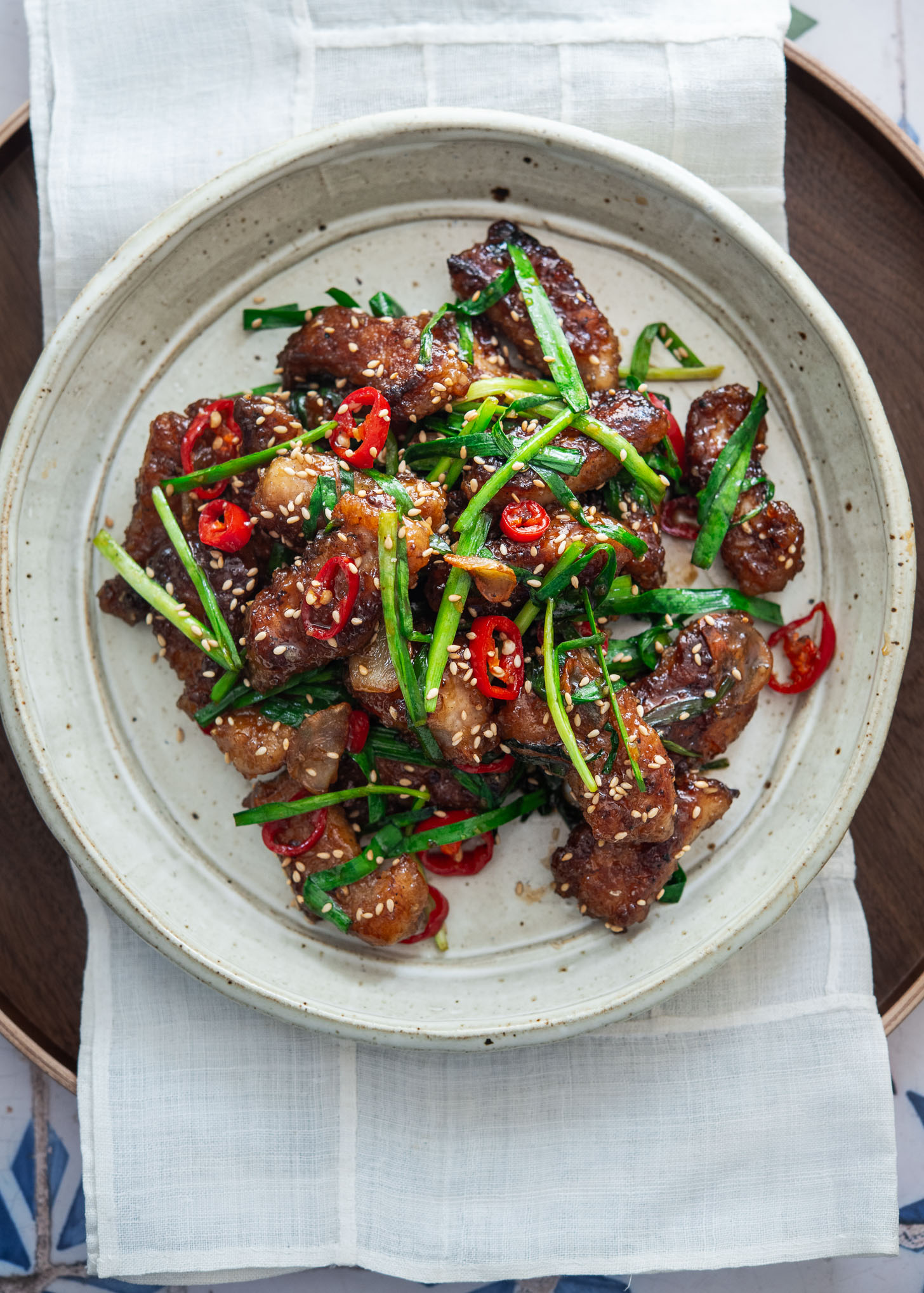 Crispy Honey Garlic Pork