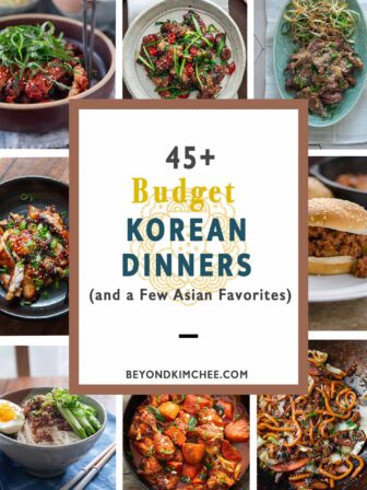 Budget-friendly Korean recipes compiled as a roundup