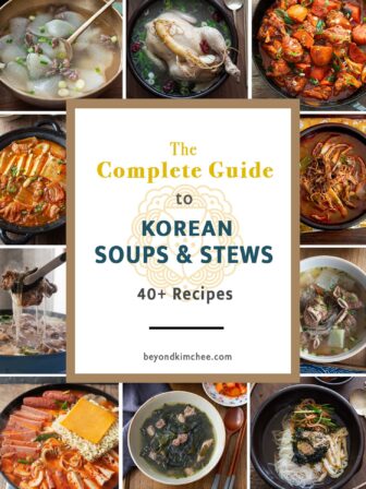 Collection of 40+ Korean soups and stews recipes