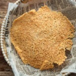 Crispy golden nurungji (Korean scorched rice) in a serving basket.