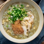 Jeonbokjuk Korean abalone porridge with fresh abalone