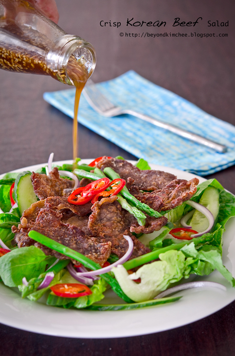 Crisp Korean Beef Salad