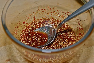 Salad seasoning mixed in a bowl