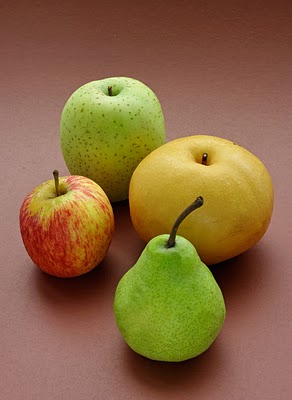 apples and pears.